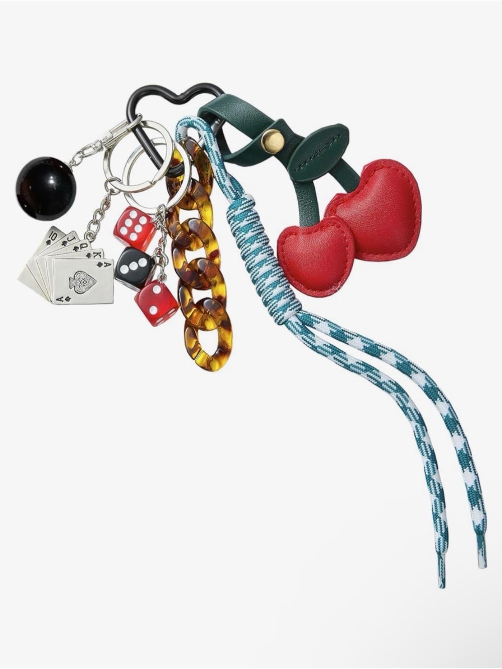 Cherry Bag Charm